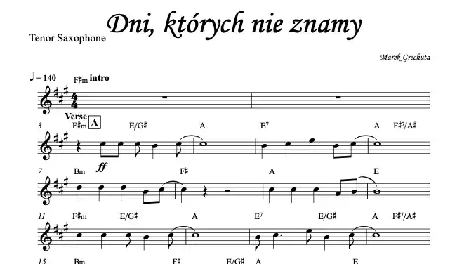 Nuty skrzypce do dni których nie znamy – graj ulubioną piosenkę