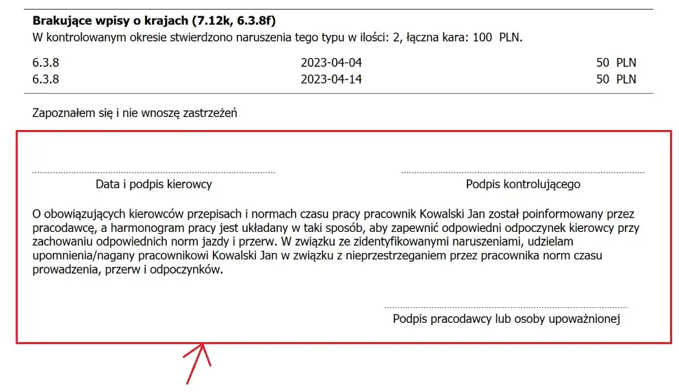 Jaki mandat za przekroczenie czasu jazdy? Sprawdź kary i stawki