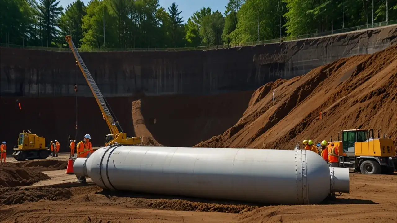 Zbiornik gazowy podziemny – Instalacja, bezpieczeństwo i zalety tego rozwiązania