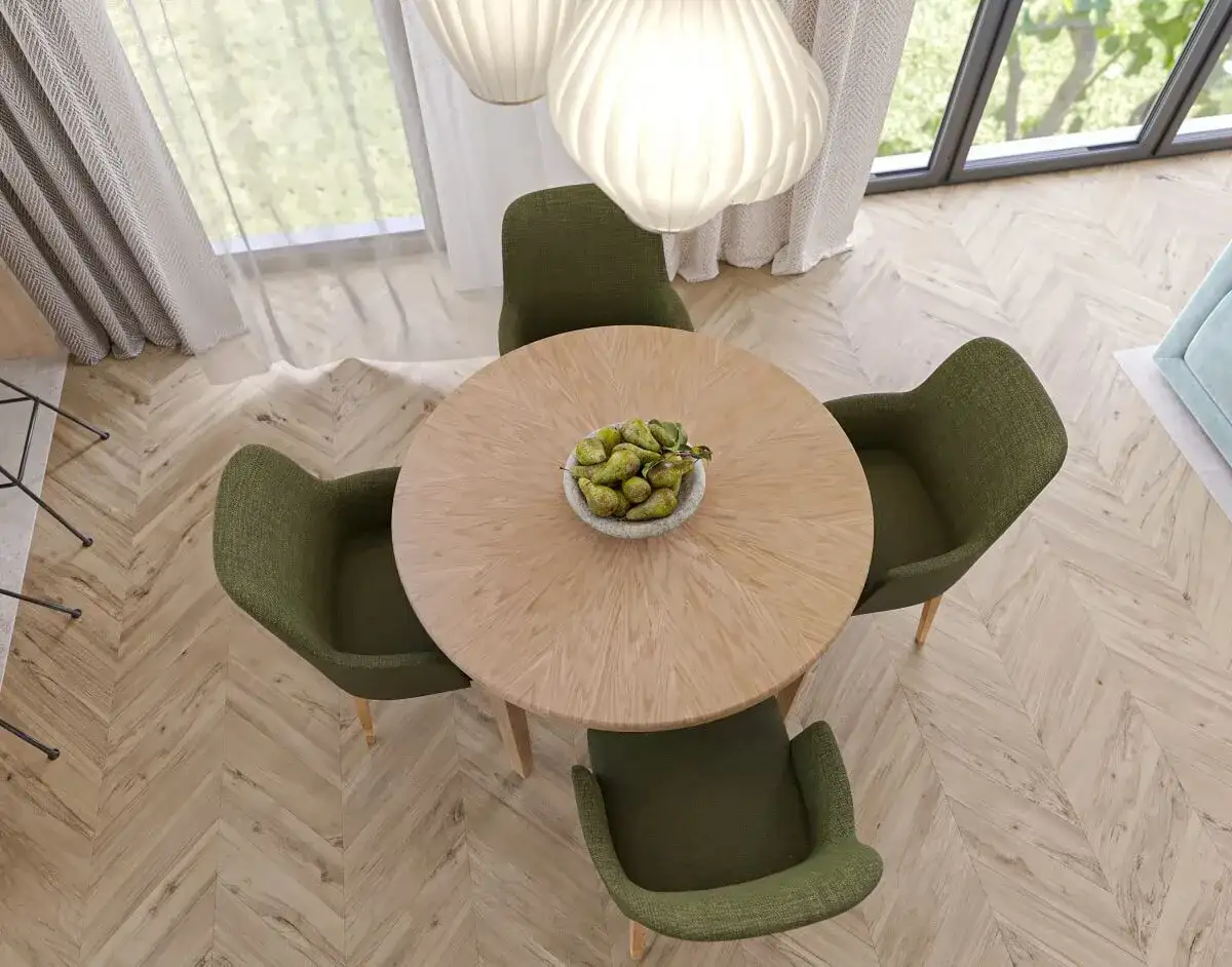 Krzesła do okrągłego stołu: przewodnik po stylu, komforcie i wymiarach