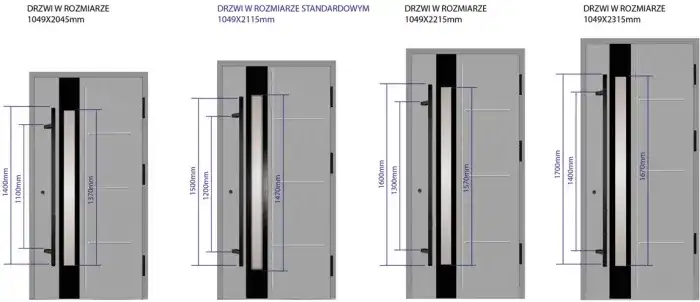 Jakie wymiary otworu pod drzwi zewnętrzne 100 cm, aby uniknąć błędów?