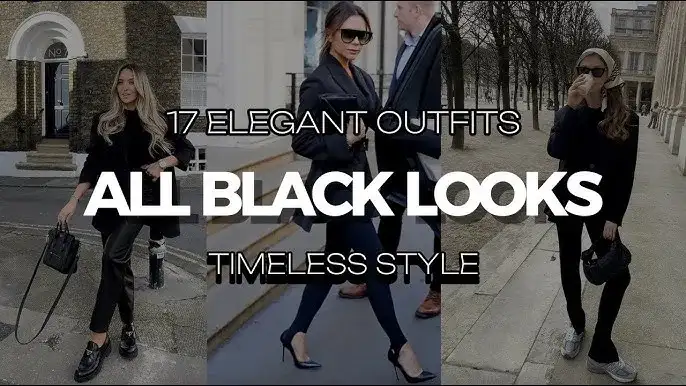All black look: nazwy, style i jak nosić czerń z klasą?
