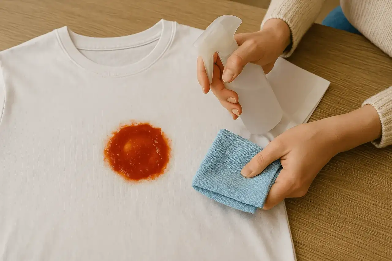 Jak usunąć plamy po spaghetti? Poradnik eksperta krok po kroku