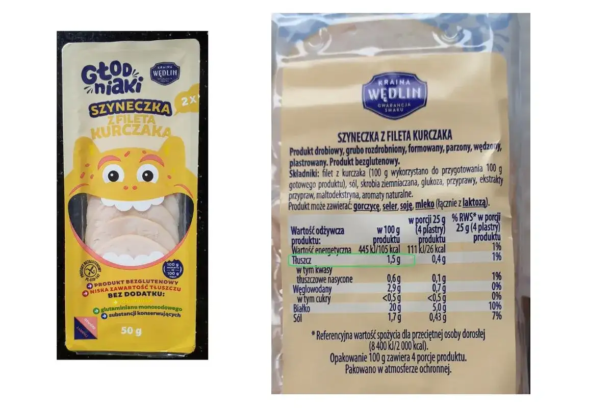 Kiełbasa z kurczaka Biedronka - skład, wartości odżywcze i promocje