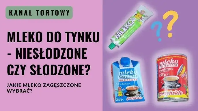 Mleko skondensowane do tynku? Odkryj prawdziwe zamienniki!