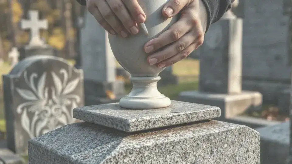 Jak odkleic wazon z pomnika granitowego bez ryzyka uszkodzeń