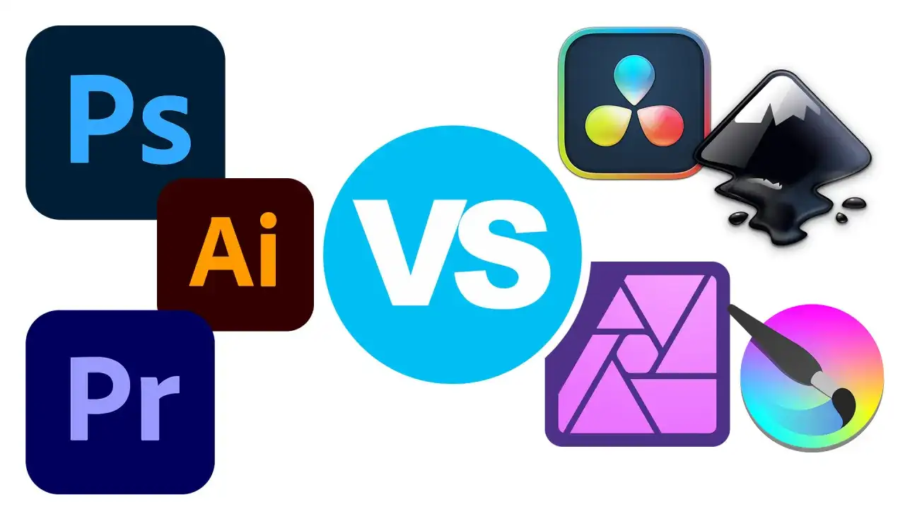 Porównanie programów graficznych: Adobe (Ps, Ai, Pr) vs. alternatywy. Zastanawiasz się, jak pobrać Photoshop za darmo? Sprawdź, co oferują inne narzędzia.