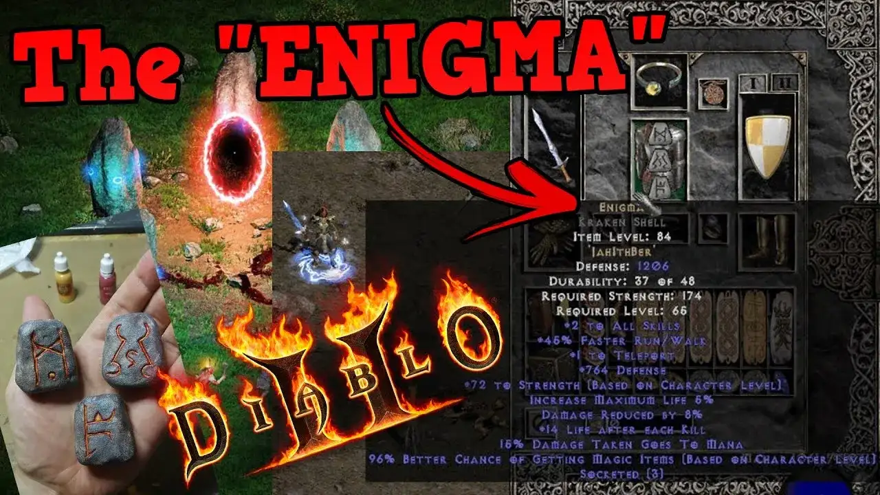 Enigma w Diablo 2 - jak zdobyć ten mityczny pancerz