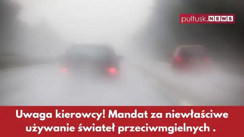 Tylne światła przeciwmgłowe: Kiedy włączyć, by nie dostać mandatu?