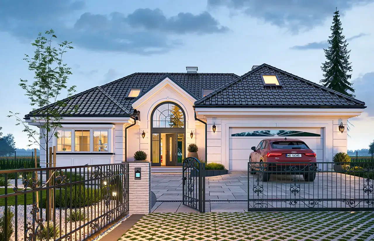 Nowoczesne projekty domu typu dworek z funkcjonalnym poddaszem