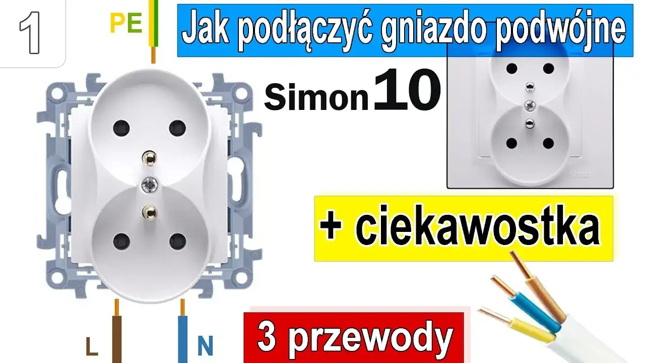 Instalacja gniazdka podwójnego Krok po kroku