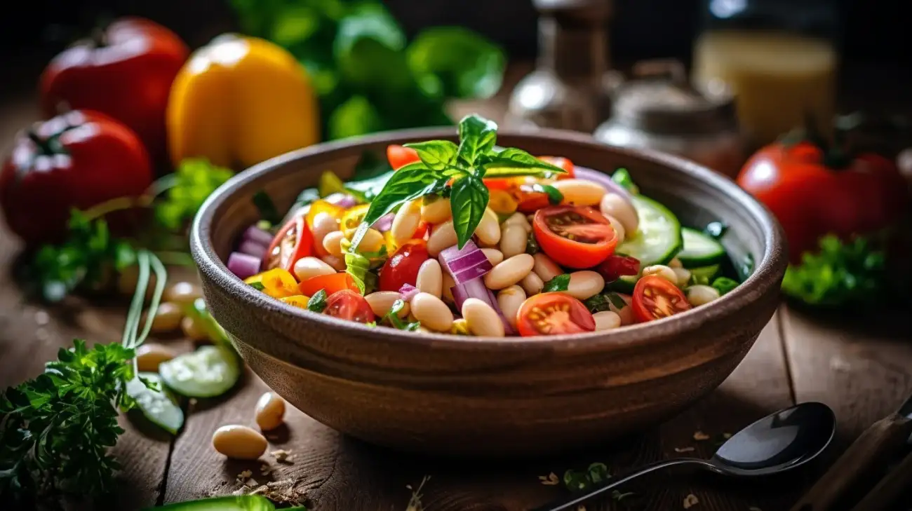 Sałatka z czerwoną fasolą - przepis, wartości odżywcze, proste i smaczne