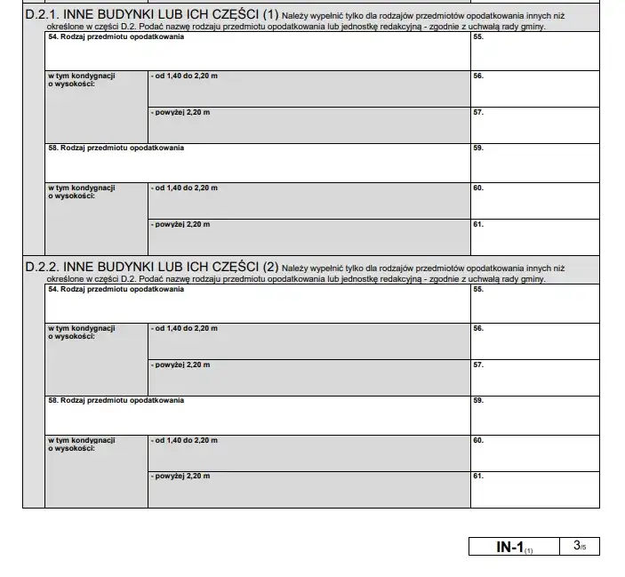 IN-1 czy DN-1? Jak zgłosić nieruchomość i uniknąć błędów?