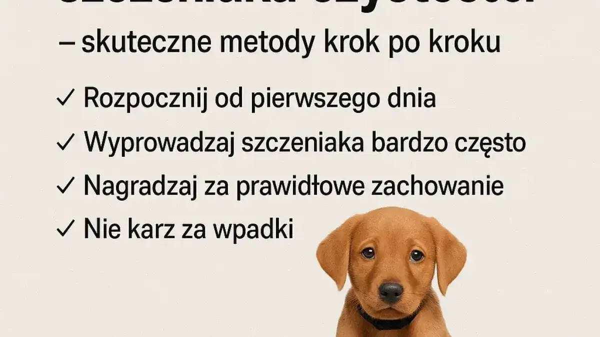 Jak często wyprowadzać szczeniaka? Plan nauki czystości krok po kroku