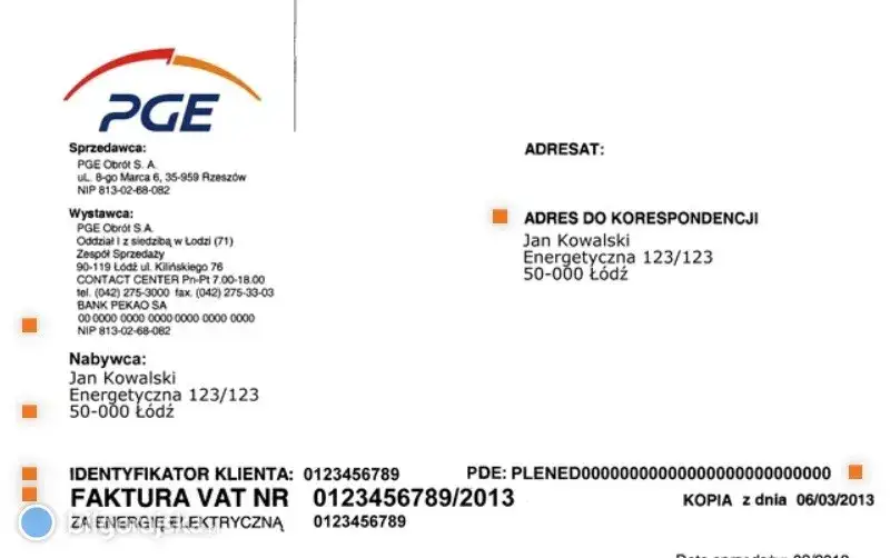 Jak odnaleźć numer PPE na fakturze PGE?
