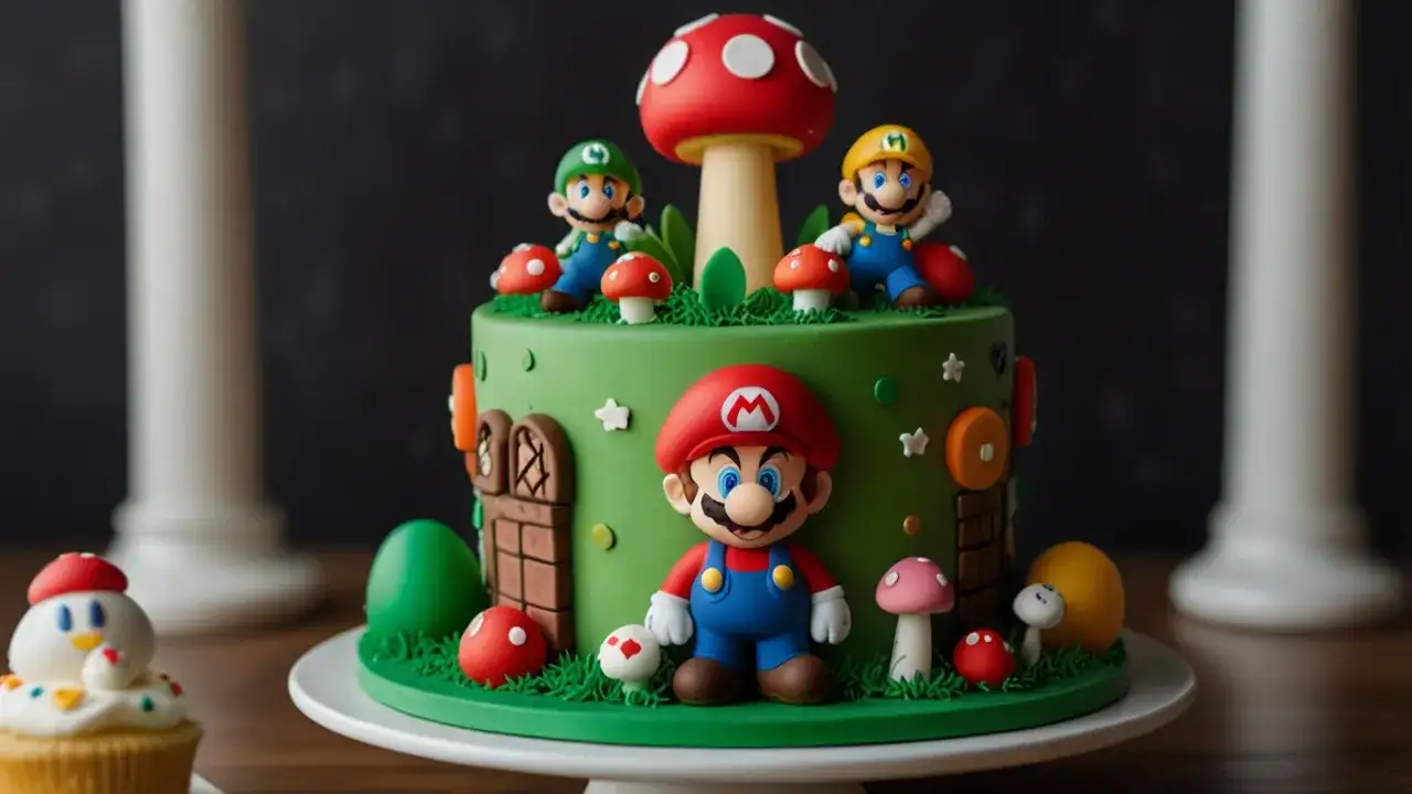 Przepyszne i efektowne torty Super Mario na urodziny i imprezy