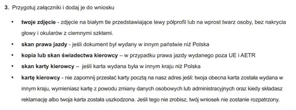 Jakie dokumenty są potrzebne do karty kierowcy w Polsce?