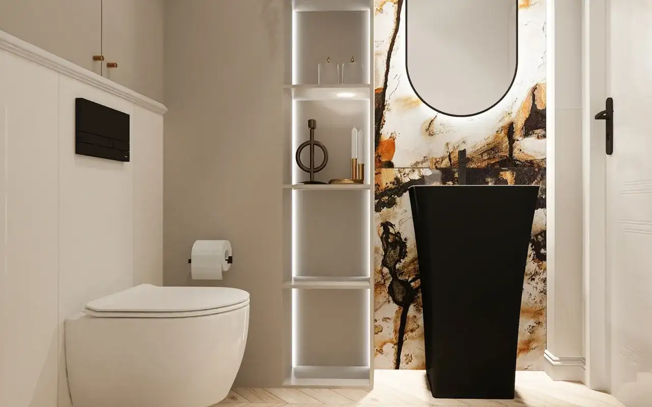 Mała toaleta w bloku: Sekrety aranżacji, które odmienią Twoje WC