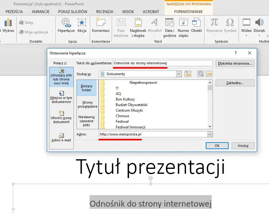 Jak dodać hiperłącza w PowerPoint: kompletna instrukcja krok po kroku
