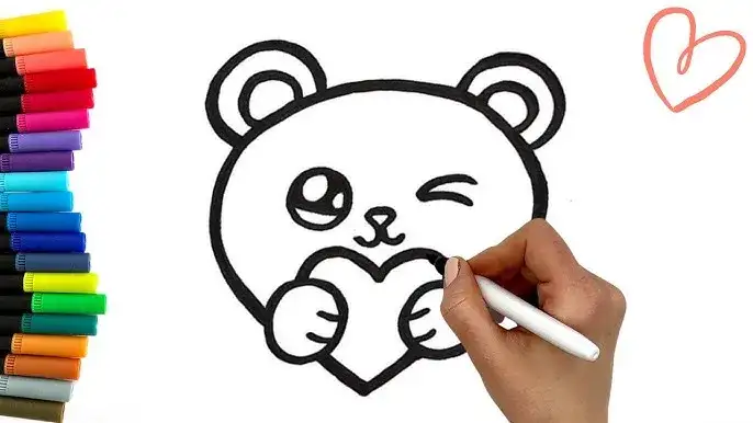 Jak narysować misia uszatka - prosty sposób na udany rysunek