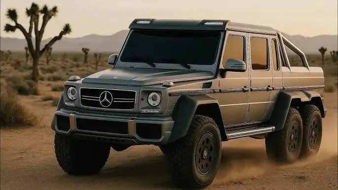 Mercedes G63 AMG 6x6 - luksusowy terenowy potwór, który zaskakuje