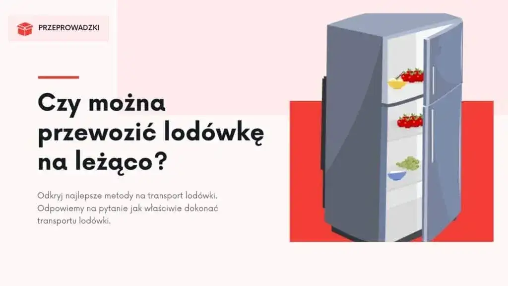 Transport zamrażarki na leżąco? Bezpieczne zasady i czas oczekiwania