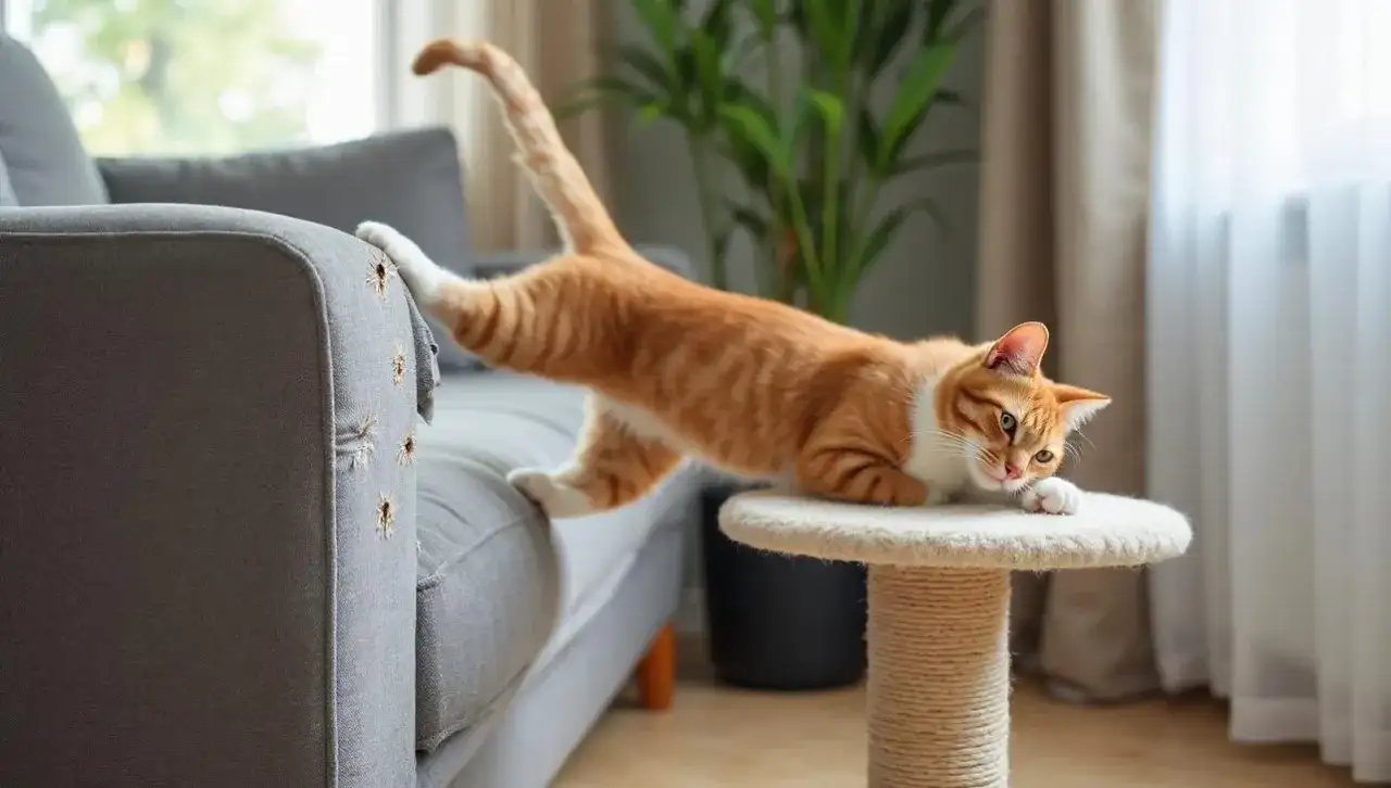 Kot drapie meble? Zrozum instynkt i skutecznie je zabezpiecz!