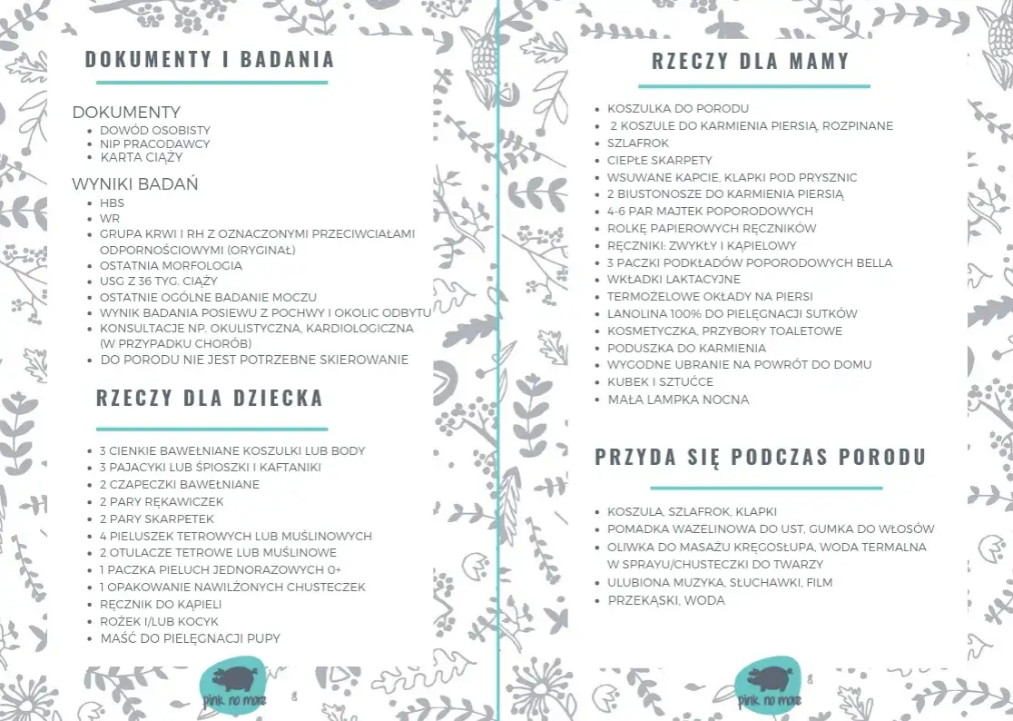 Przekąski po CC: Co zabrać do szpitala? Lista i porady