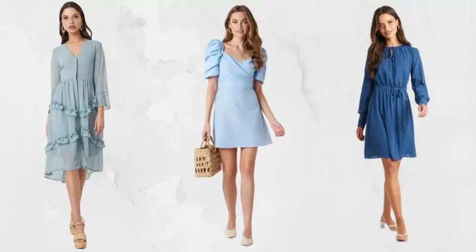 Błękitna sukienka: Odkryj sekrety perfekcyjnej stylizacji