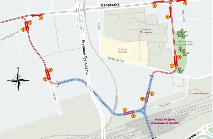 Jak dojechać z dworca centralnego na dworzec zachodni w Warszawie?