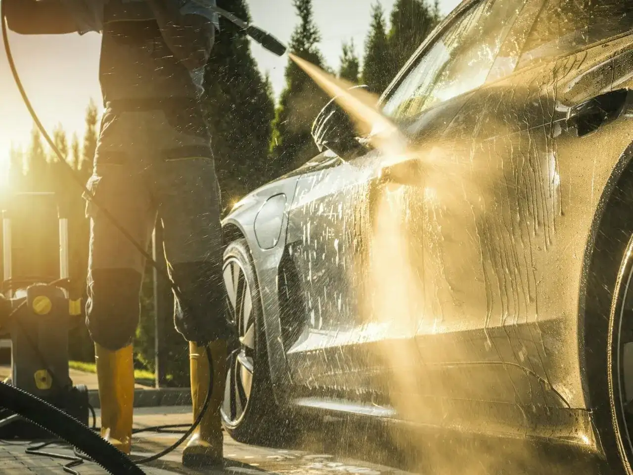 Myjnia bezdotykowa: Jak myć auto bez zacieków? Poradnik krok po kroku