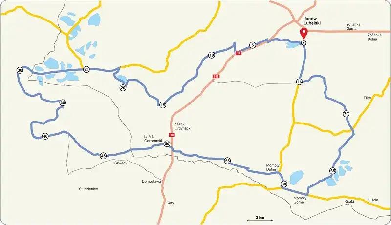 Najlepsze trasy rowerowe w Lasy Janowskie – trudności i atrakcje