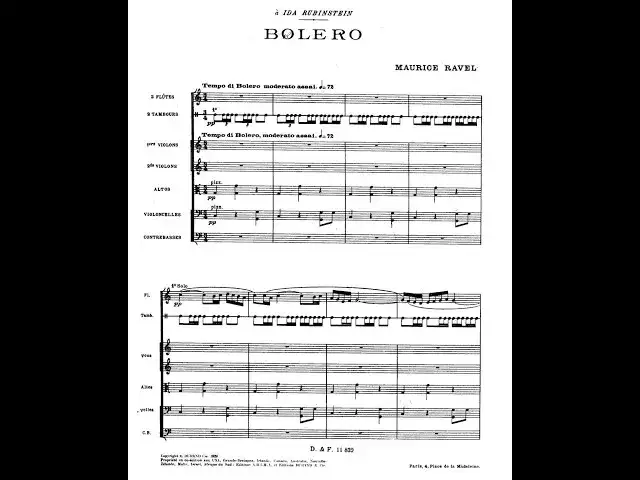 Pobierz Bolero Ravela: Darmowe nuty, zakup i analiza partytury