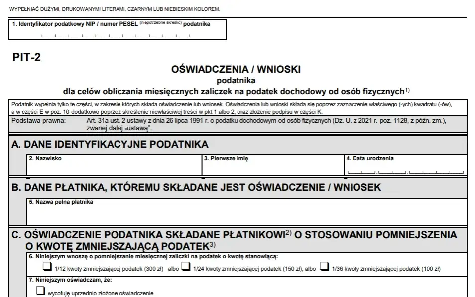 Co jeśli nie złożę PIT-2? Skutki braku deklaracji podatkowej