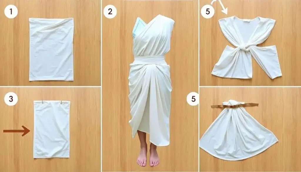 Strój grecki męski: jak zrobić go łatwo i tanio z prześcieradła?