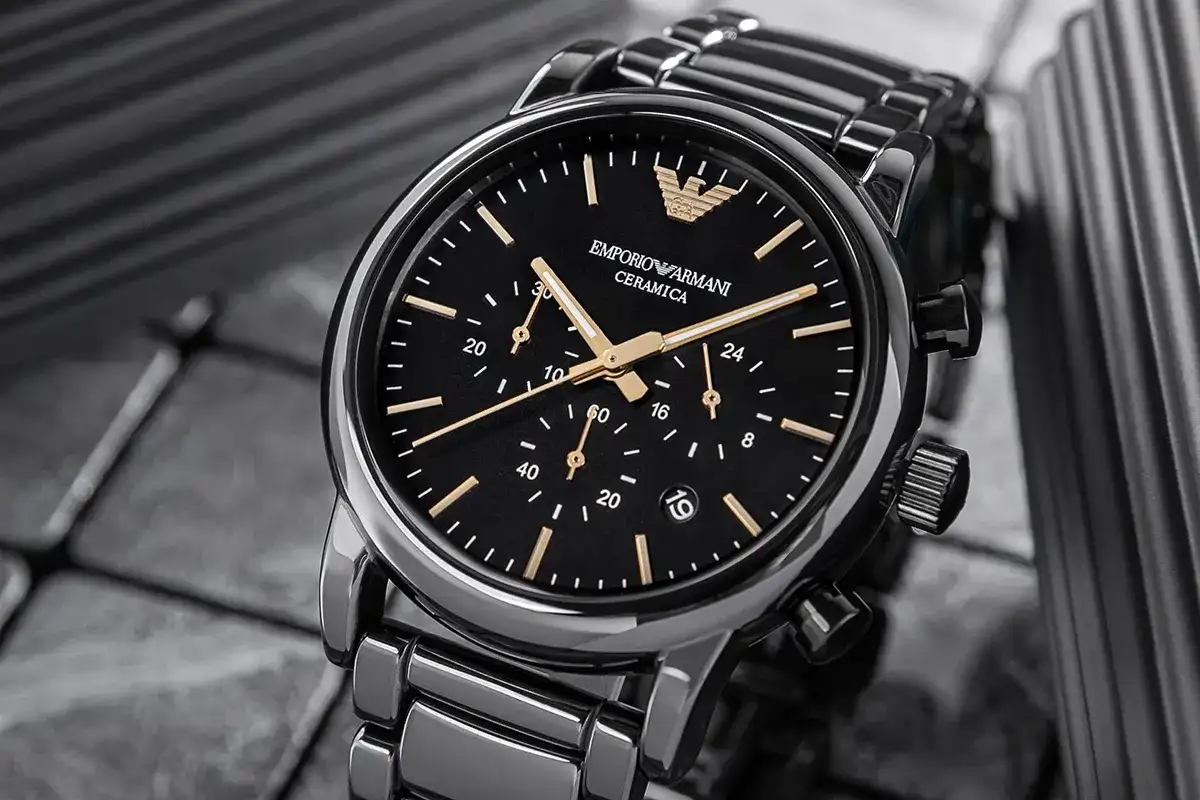 Zegarki męskie Armani: Jak wybrać oryginał i styl? Przewodnik