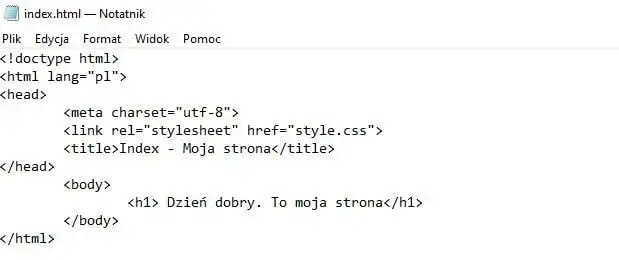 Szybkie tworzenie strony internetowej HTML - krok po kroku
