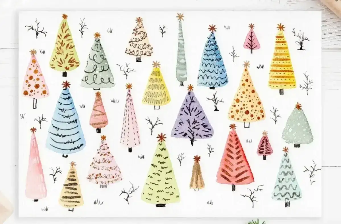 Weihnachtsbilder malen mit Kindern: Einfache Ideen & Anleitungen