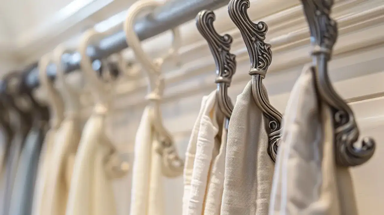 Haczyki do zasłon: 4 triki na perfekcyjne zawieszenie