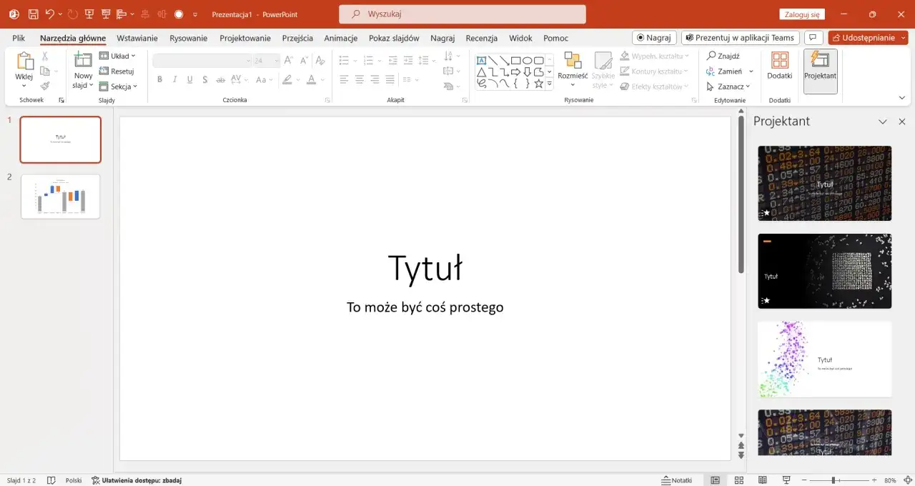Jak włączyć projektowanie w PowerPoint i poprawić swoje prezentacje