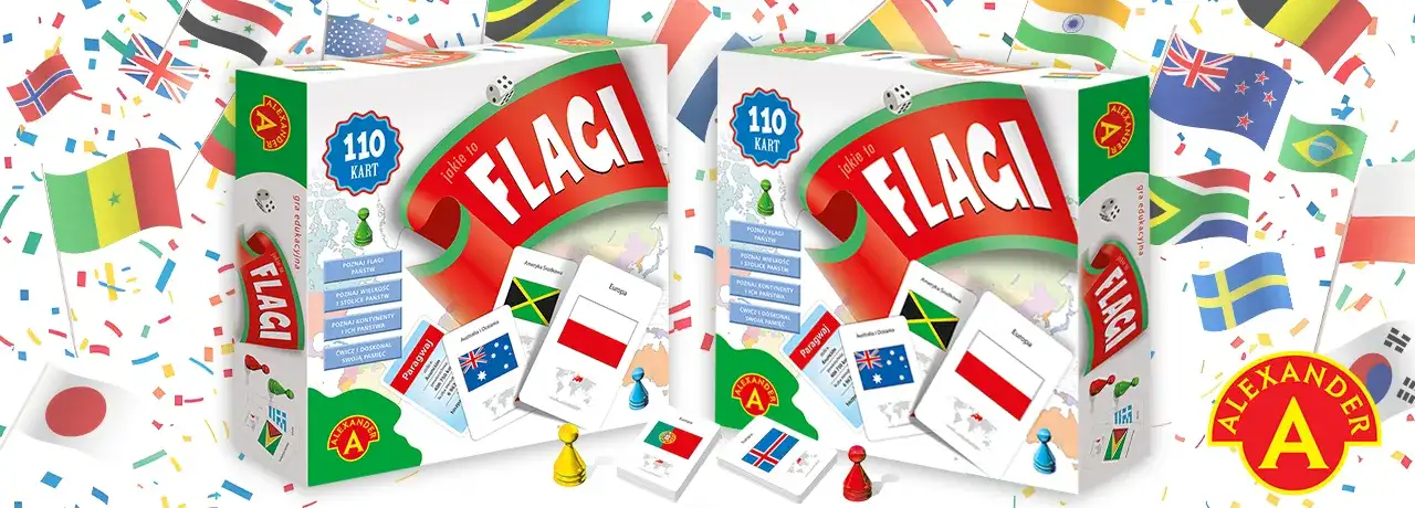 Jakie to flagi gra edukacyjna - naucz się flag w zabawny sposób