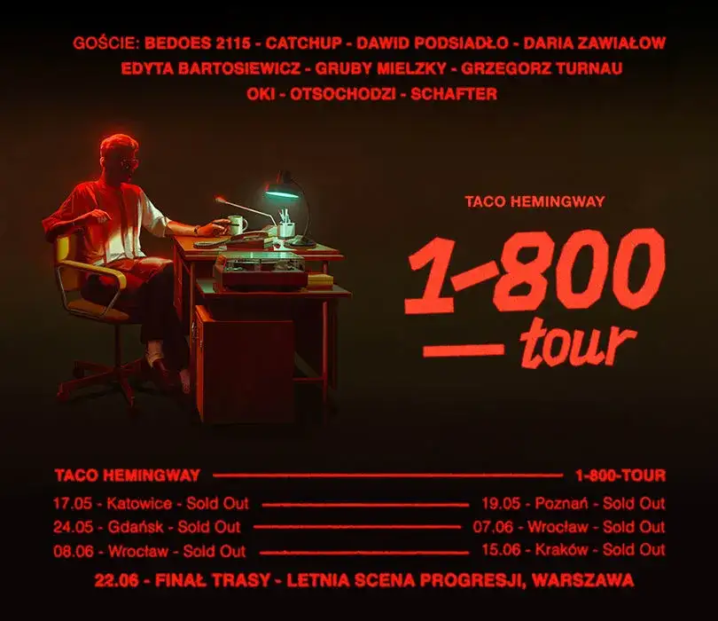 Ile trwa koncert Taco Hemingwaya? Planuj wieczór krok po kroku!