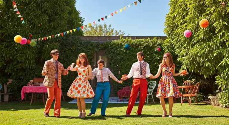 Impreza w stylu lat 60.: Przewodnik krok po kroku