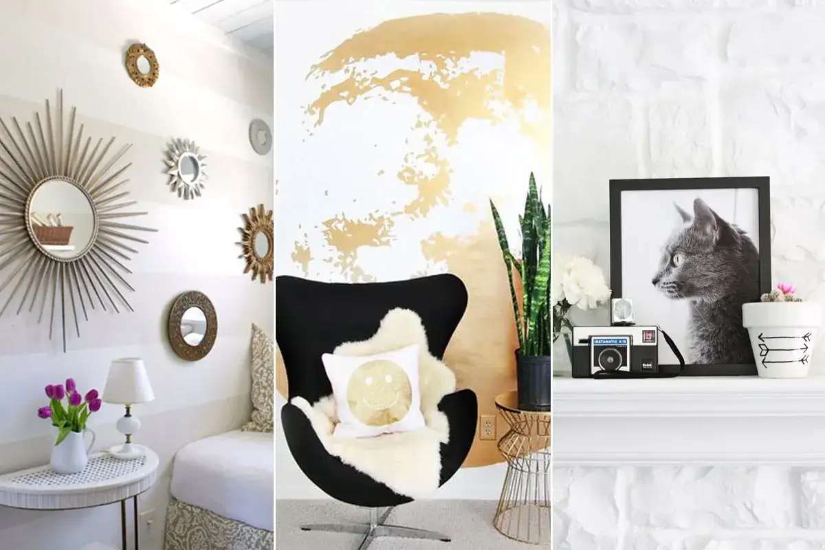 Co na pustą ścianę w salonie: 15 inspirujących pomysłów na dekoracje