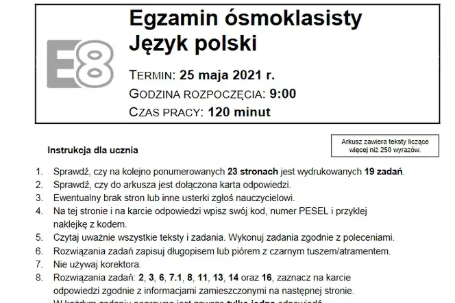 Ile czasu trwa matura z polskiego? Sprawdź, co musisz wiedzieć
