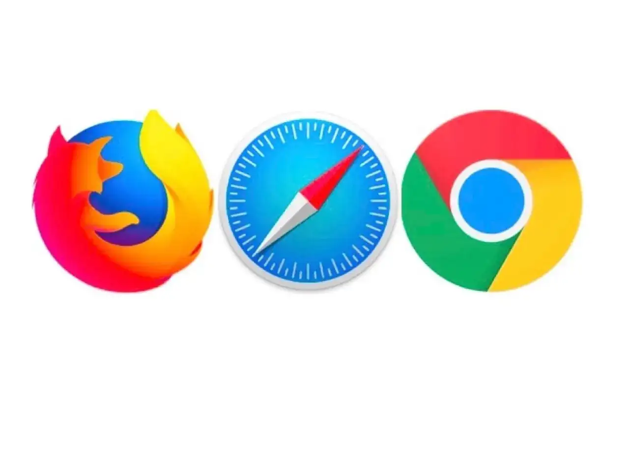 Ikony przeglądarek Firefox, Safari i Chrome. Dowiedz się, jak zobaczyć kod HTML strony w każdej z nich.