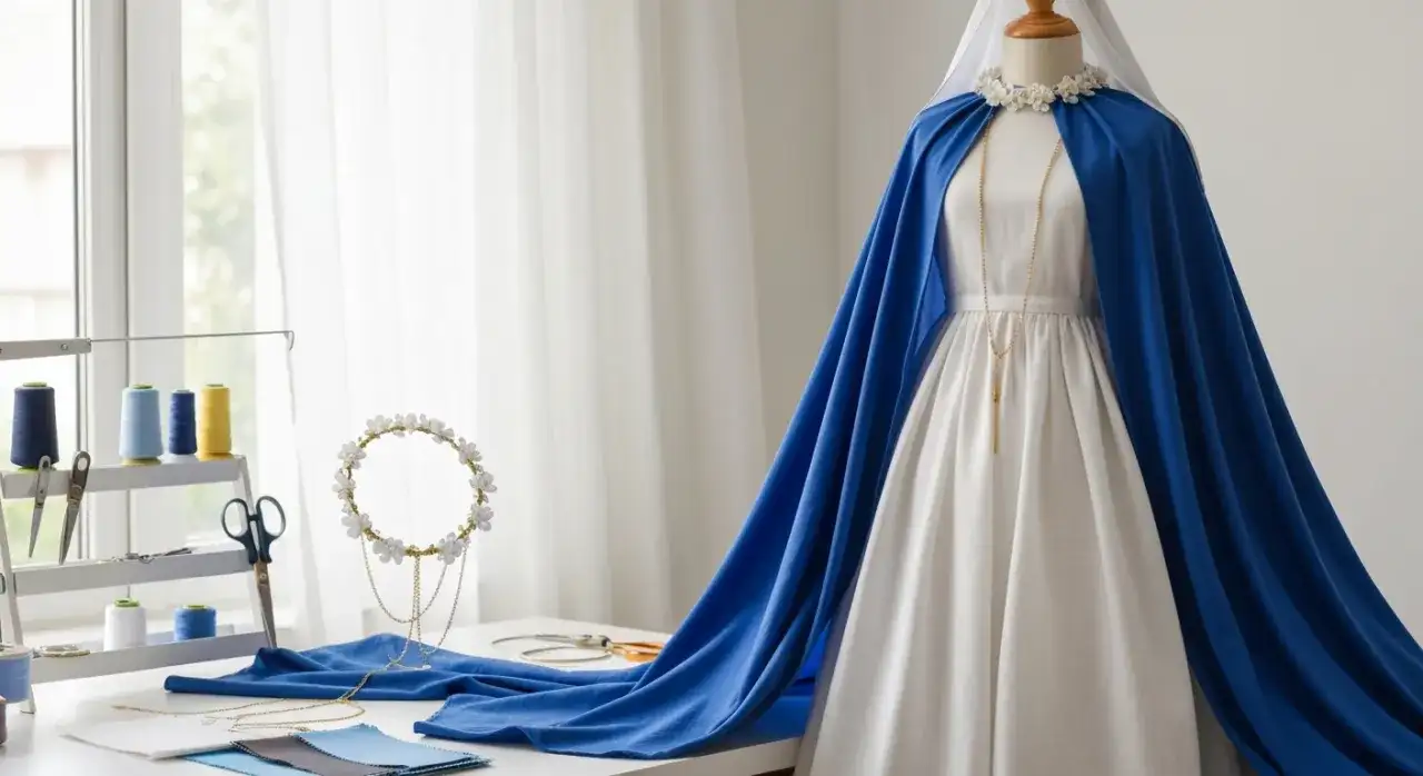 Strój Maryi DIY: Prosty poradnik bez szycia | Szybko i tanio!