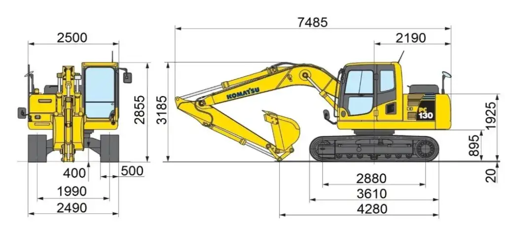 Gdzie jest przód koparki gąsienicowej? Kluczowe elementy