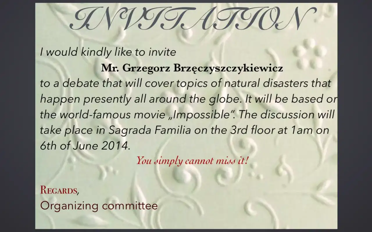 Jak napisać zaproszenie po angielsku? Wzory na każdą okazję!