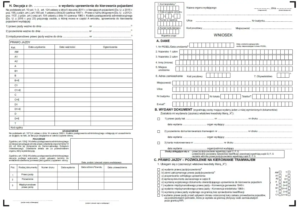 Gdzie jest numer blankietu prawa jazdy - znajdziesz go w 15 sekund